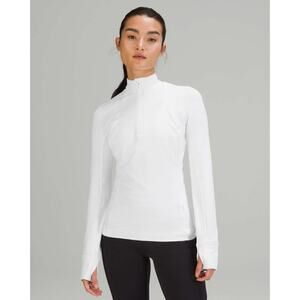 Lululemon It’s Rulu Run Half Zip White Size 10